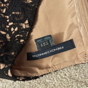 French Connection lace fit and flare dress